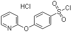 4-(2-吡啶氧基)苯磺酰氯盐酸盐分子结构 (CAS 1170110-04-9)