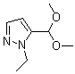 5-(二甲氧基甲基)-1-乙基-1H-吡唑分子结构 (CAS 1170194-07-6)