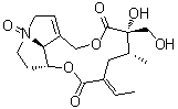 (15E)-12,18-二羟基千里光烷-11,16-二酮 4-氧化物分子结构 (CAS 117020-54-9)