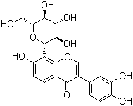 structure of CAS# 117060-54-5, 3'-Hydroxypuerarin