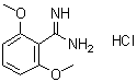 CAS 登录号：1171047-31-6, 2,6-二甲氧基苯甲脒盐酸盐
