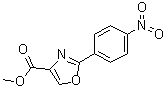 2-(4-硝基苯基)-1,3-恶唑-4-羧酸甲酯分子结构 (CAS 1171126-87-6)