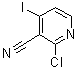 2-氯-4-碘烟腈分子结构 (CAS 1171919-75-7)