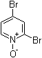 structure of CAS# 117196-08-4, 2,4-二溴吡啶-N-氧化物