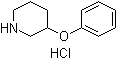 3-苯氧基哌啶盐酸盐分子结构 (CAS 1171992-10-1)