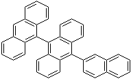 10-(2-萘基)-9,9'-联蒽分子结构 (CAS 1172087-80-7)