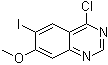 structure of CAS# 1172851-61-4, 4-氯-6-碘-7-甲氧基喹唑啉