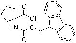 structure of CAS# 117322-30-2, Fmoc-1-氨基环戊烷羧酸