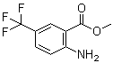 2-氨基-5-三氟甲基苯甲酸甲酯分子结构 (CAS 117324-58-0)