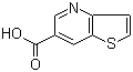 structure of CAS# 117390-39-3, 噻吩并[3,2-b]吡啶-6-羧酸