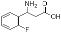 structure of CAS# 117391-49-8, 3-氨基-3-(2-氟苯基)丙酸
