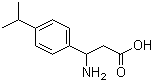 structure of CAS# 117391-53-4, 3-氨基-3-(4-异丙基苯基)丙酸