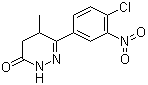 CAS # 117397-88-3, 6-(4-Chloro-3-nitrophenyl)-4,5-dihydro-5-methyl-3(2H)-pyridazinone
