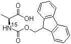 structure of CAS# 117398-49-9, Fmoc-[15N]丙氨酸