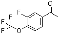 1-[3-氟-4-(三氟甲氧基)苯基]乙酮分子结构 (CAS 1174006-08-6)