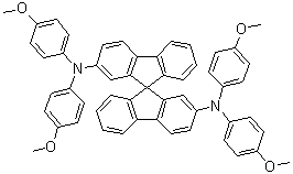 CAS # 1174006-40-6, N2,N2,N2',N2'-Tetrakis(4-methoxyphenyl)-9,9'-spirobi[9H-fluorene]-2,2'-diamine