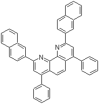 structure of CAS# 1174006-43-9, 2,9-双(萘-2-基)-4,7-二苯基-1,10-菲罗啉