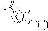 (2S,5R)-6-(苄氧基)-7-氧代-1,6-二氮杂双环[3.2.1]辛烷-2-羧酸分子结构 (CAS 1174020-25-7)