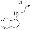 (1R)-N-(2-氯-2-丙烯-1-基)-2,3-二氢-1H-茚-1-胺分子结构 (CAS 1175018-73-1)