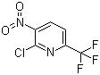 2-氯-3-硝基-6-三氟甲基吡啶分子结构 (CAS 117519-08-1)