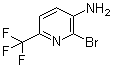 2-溴-6-(三氟甲基)-3-吡啶胺分子结构 (CAS 117519-16-1)