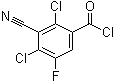 structure of CAS# 117528-59-3, 2,4-二氯-3-氰基-5-氟苯甲酰氯