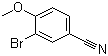 structure of CAS# 117572-79-9, 3-Bromo-4-methoxybenzonitrile