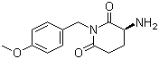 CAS 登录号：1175743-49-3, (3S)-3-氨基-1-[(4-甲氧基苯基)甲基]-2,6-哌啶二酮