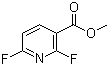 2,6-二氟烟酸甲酯分子结构 (CAS 117671-02-0)