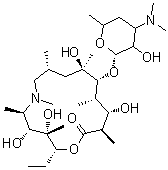 去克拉定糖阿奇霉素分子结构 (CAS 117693-41-1)