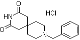 9-苄基-3,9-二氮杂螺[5.5]十一烷-2,4-二酮盐酸盐分子结构 (CAS 1176981-07-9)