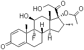 structure of CAS# 1177-87-3, 醋酸地塞米松