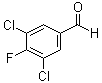 3,5-二氯-4-氟苯甲醛分子结构 (CAS 117820-80-1)