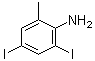 structure of CAS# 117832-09-4, 2,4-二碘-6-甲基苯胺