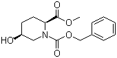 (2S,5S)-5-羟基-1,2-哌啶二甲酸 2-甲酯 1-苄酯分子结构 (CAS 117836-26-7)