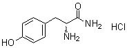 D-酪氨酰胺盐酸盐分子结构 (CAS 117888-79-6)