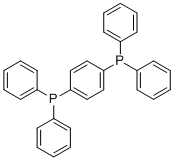 1,4-双(二苯基膦基)苯分子结构 (CAS 1179-06-2)