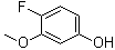 4-Fluoro-3-methoxyphenol molecular structure (CAS 117902-15-5)