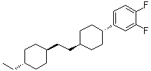 4-[反式-4-[2-(反式-4-乙基环己基)乙基]环己基]-1,2-二氟苯分子结构 (CAS 117923-19-0)