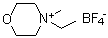 4-乙基-4-甲基吗啉鎓四氟硼酸盐分子结构 (CAS 117947-86-1)