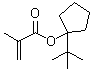 structure of CAS# 1179475-19-4, 2-甲基-2-丙烯酸 1-(1,1-二甲基乙基)环戊基酯