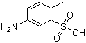 structure of CAS# 118-88-7, 5-Amino-2-methylbenzenesulfonic acid