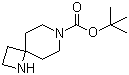 1,7-二氮杂螺[3.5]壬烷-7-甲酸叔丁酯分子结构 (CAS 1180112-41-7)