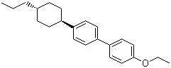 反式-4-乙氧基-4'-(4-丙基环己基)-1,1'-联苯分子结构 (CAS 118106-62-0)
