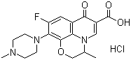盐酸氧氟沙星分子结构 (CAS 118120-51-7)