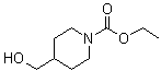4-(羟基甲基)哌啶-1-羧酸乙酯分子结构 (CAS 118156-56-2)