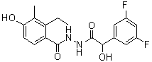 3,5-二氟-alpha-羟基-苯乙酸 2-(2-乙基-4-羟基-3-甲基苯甲酰)酰肼分子结构 (CAS 1181770-72-8)