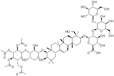 大豆皂苷 Ab分子结构 (CAS 118194-13-1)