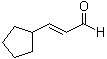 (E)-3-环戊基丙烯醛分子结构 (CAS 118235-51-1)