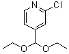 2-氯-4-(二乙氧基甲基)吡啶分子结构 (CAS 118287-89-1)